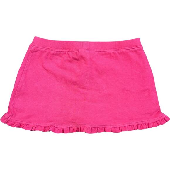 Pink Ruffle Glitter Bubble Hearts Y2K Skort - Picture 3 of 6